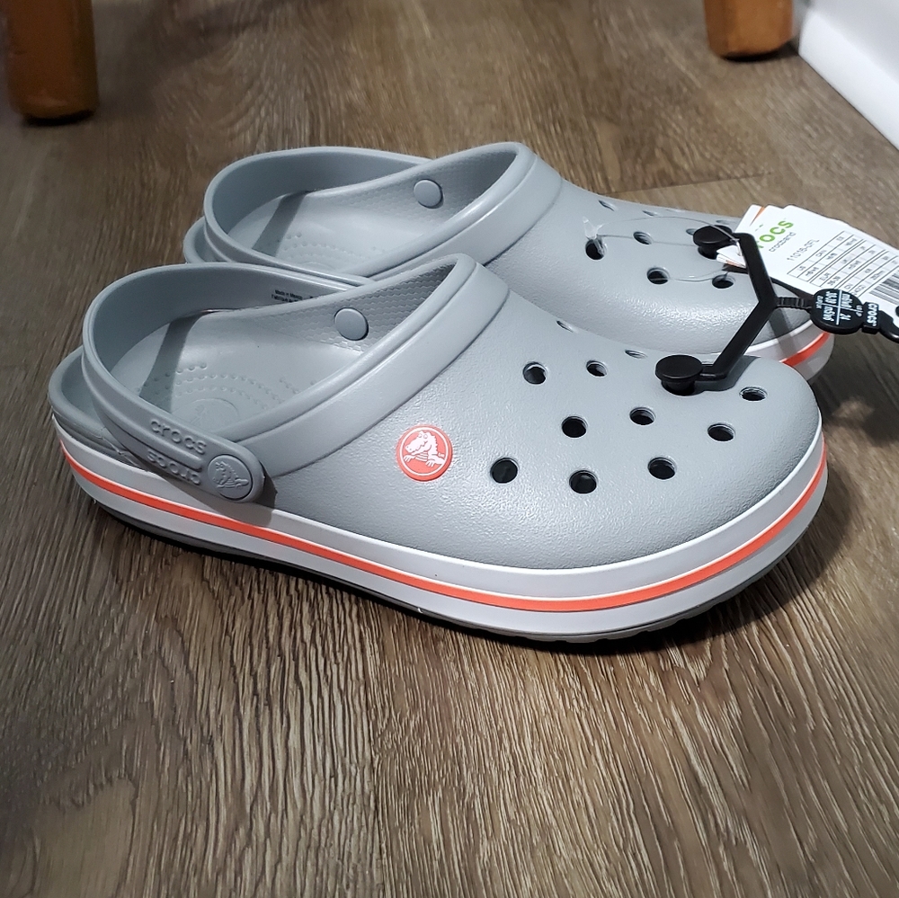 Crocs Crocband Gray/Coral women's shoes